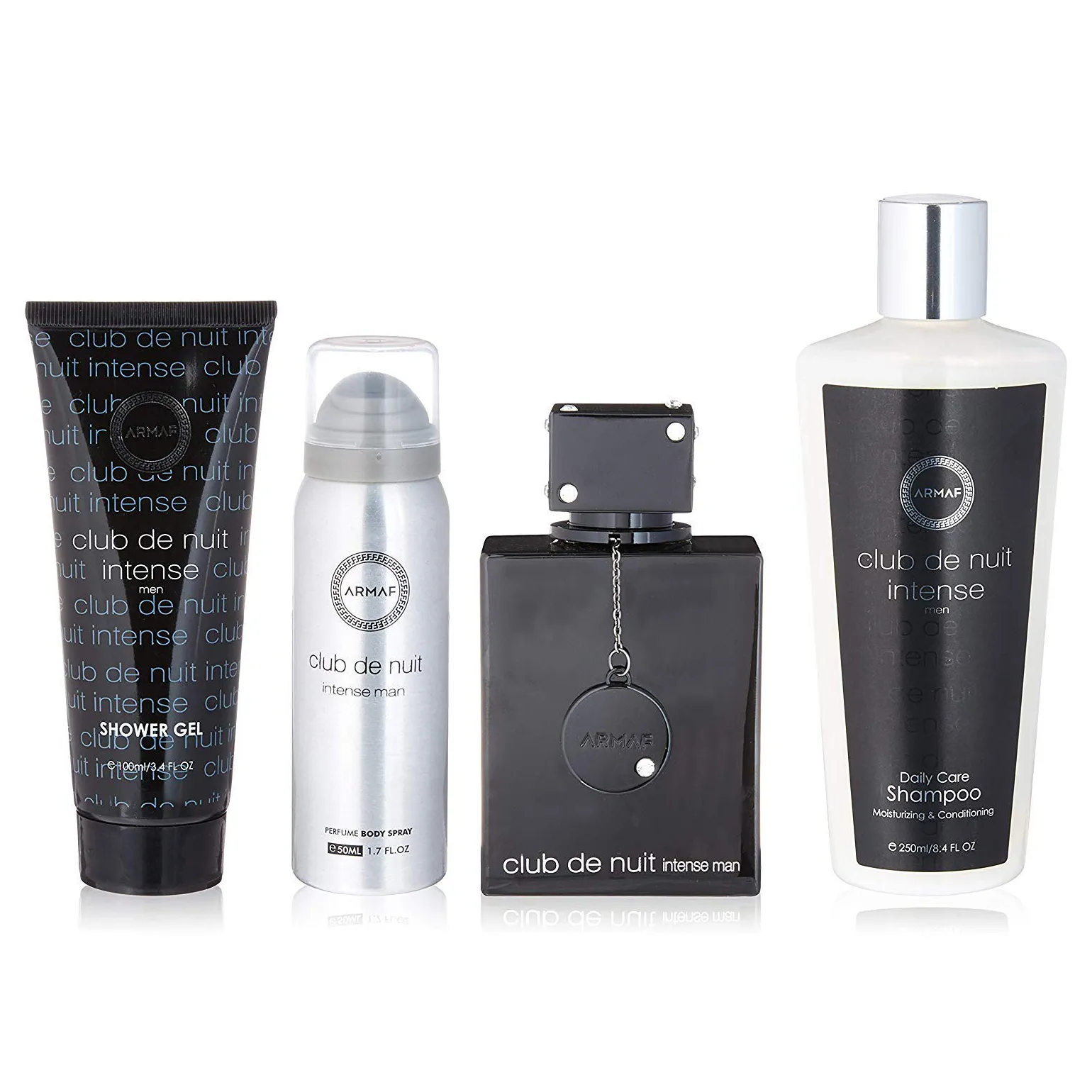 Club De Nuit Intense by Armaf 105ml EDT 4 Piece Gift Set