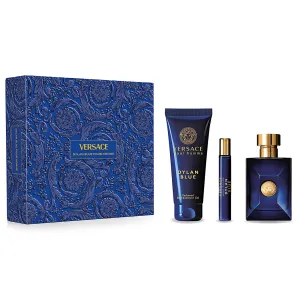 Dylan Blue Pour Homme by Versace 100ml EDT 3pc Gift Set
