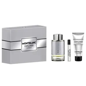 Explorer Platinum by Mont Blanc 100ml EDP 3pc Gift Set