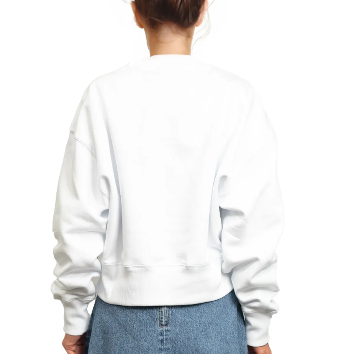 Msgm Brush Print Sweatshirt White