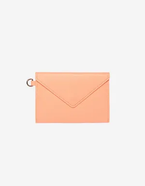 NECK ENVELOPE WALLET PEACH